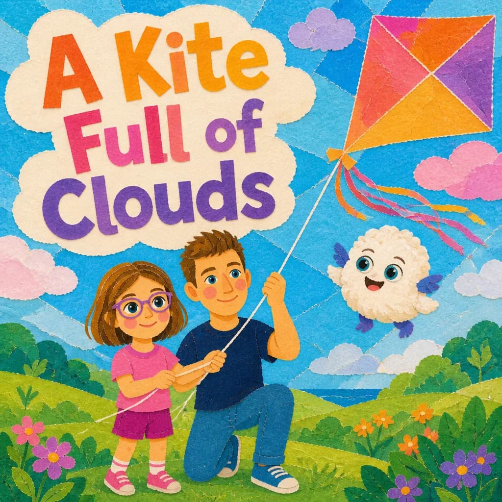 Exemple de couverture de « A Kite Full of Clouds »