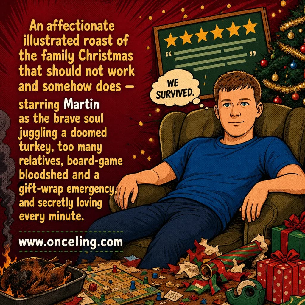 Esempio di copertina posteriore di "A Very Chaotic Christmas (Illustrated)"