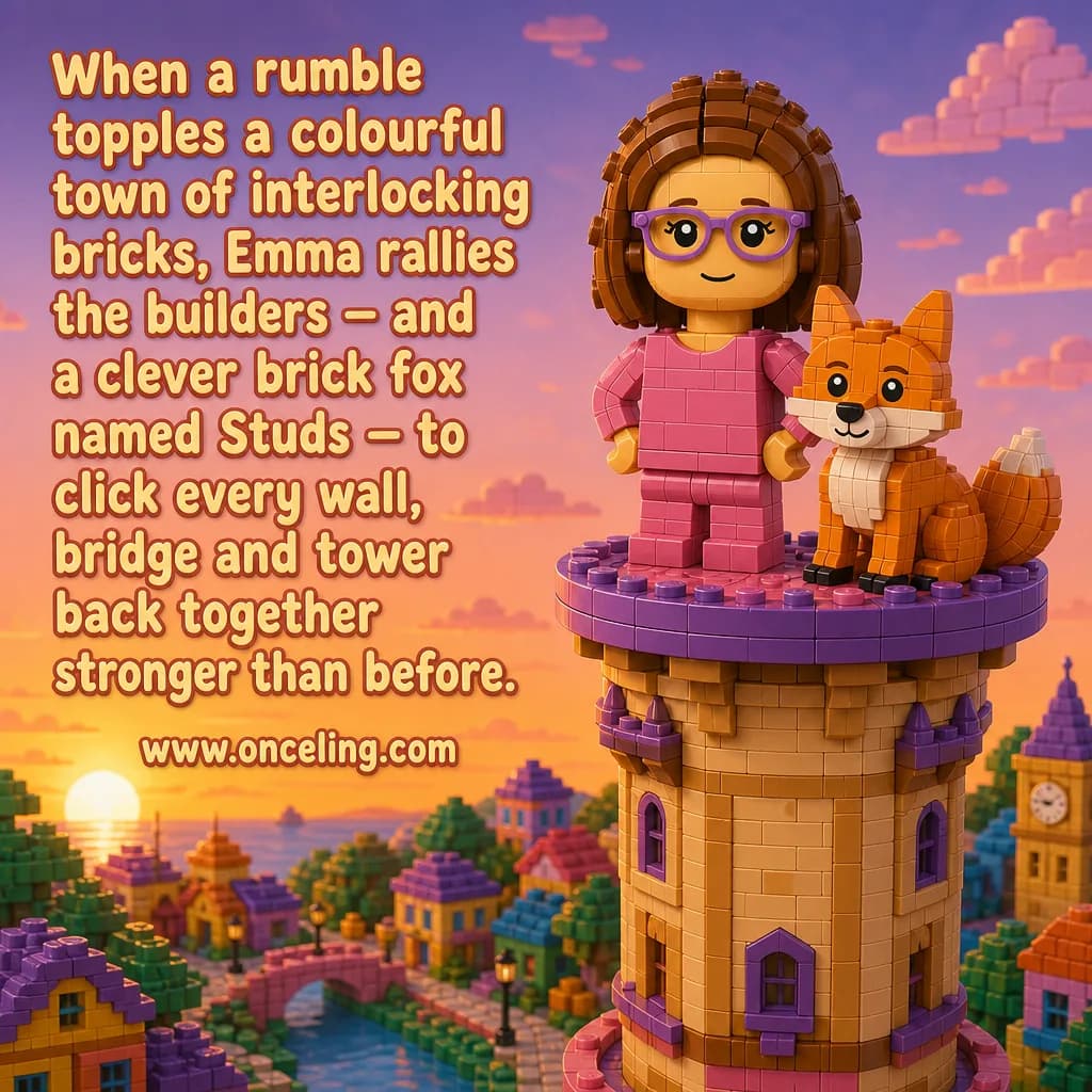 Beispiel-Rückseite von „Brick Town Rebuild“