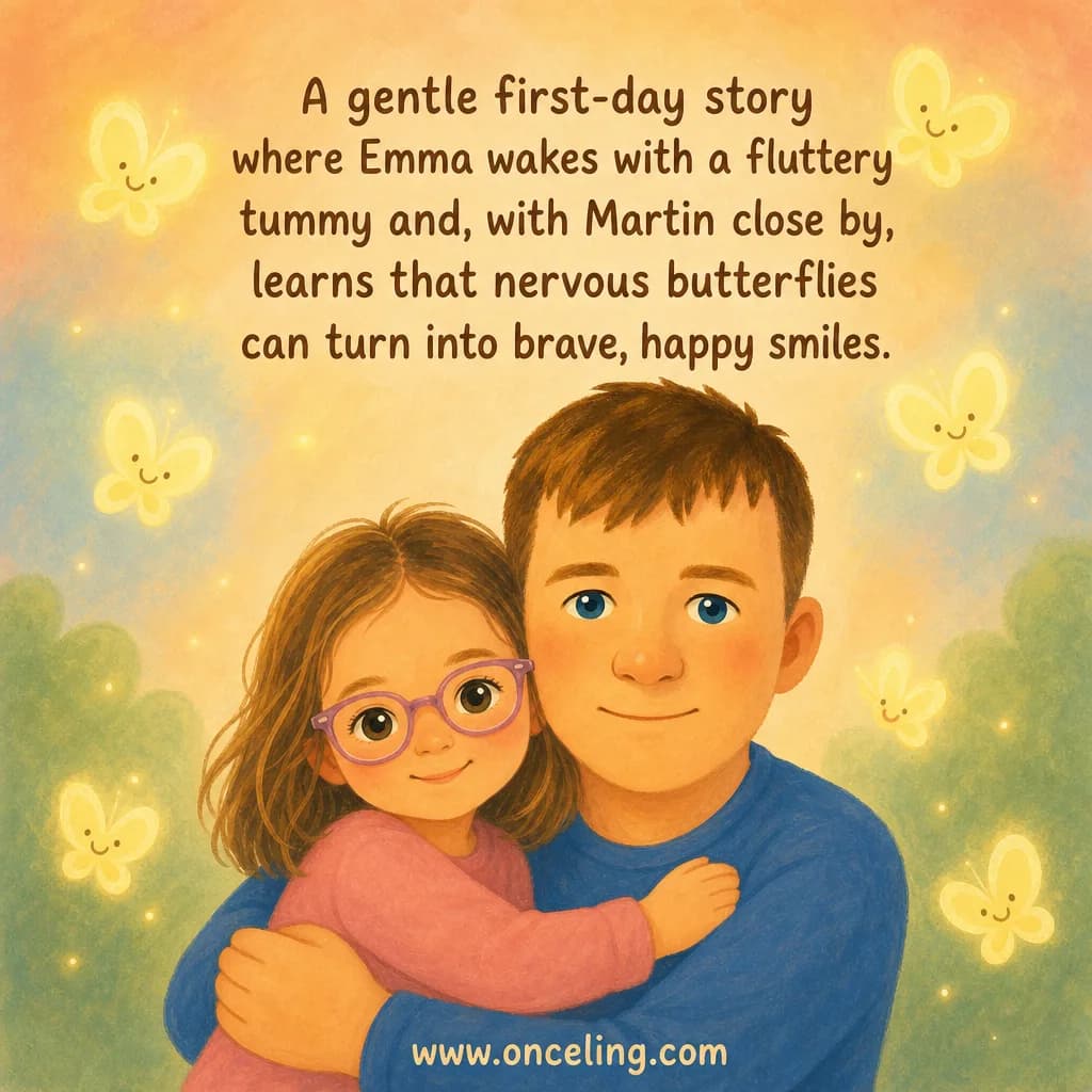 Esempio di copertina posteriore di "First Day Butterflies"