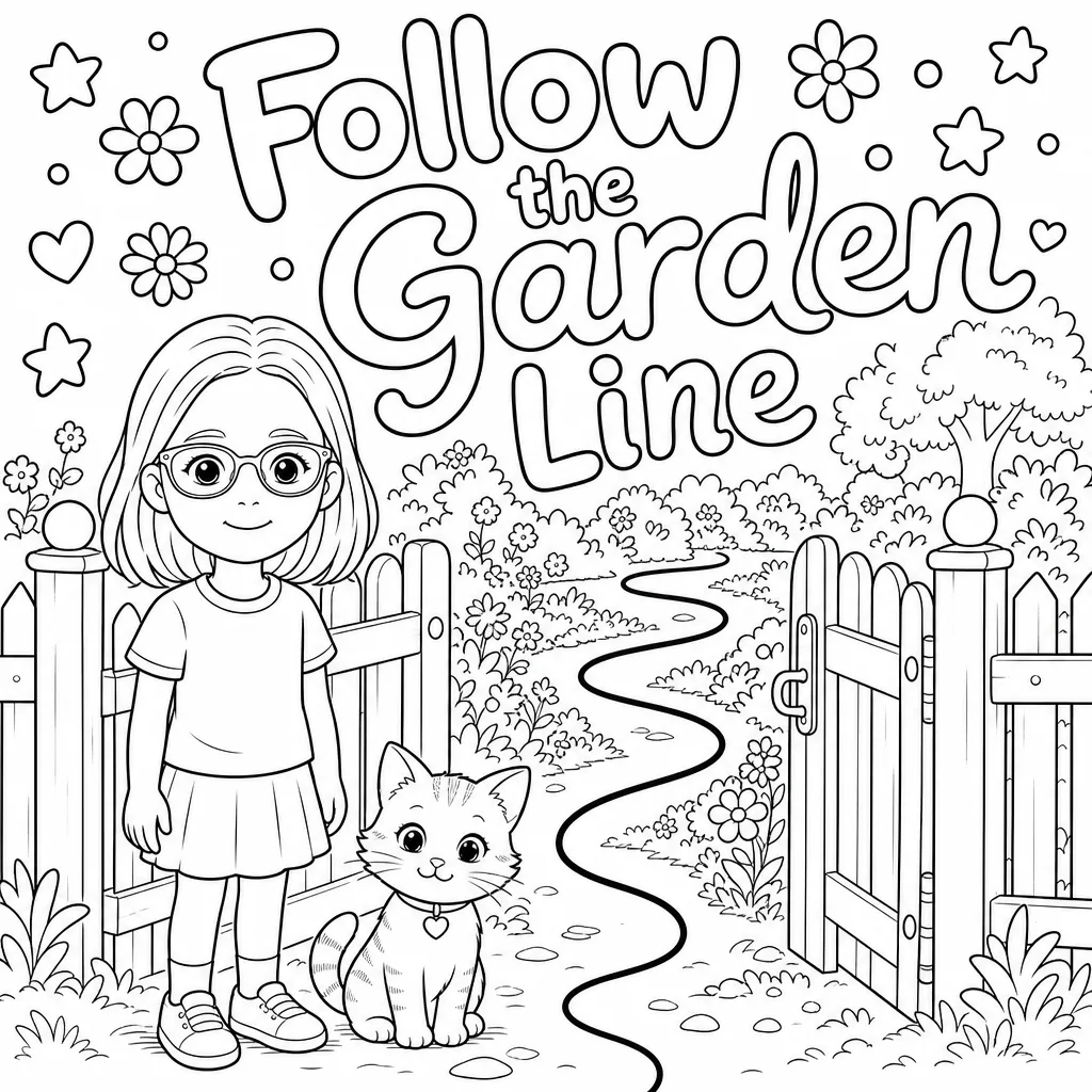 Exemple de couverture de « Follow the Garden Line »