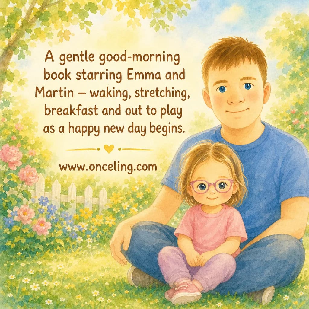 Esempio di copertina posteriore di "Good Morning, Little One"