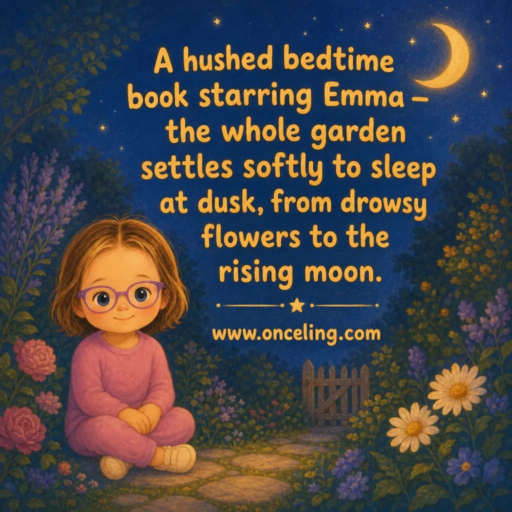 Esempio di copertina posteriore di "Hush, Little Garden"