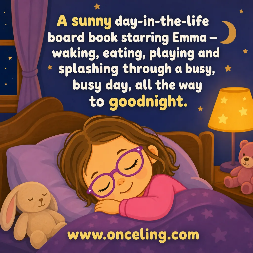 Exemplo de contracapa de “My Busy, Busy Day”
