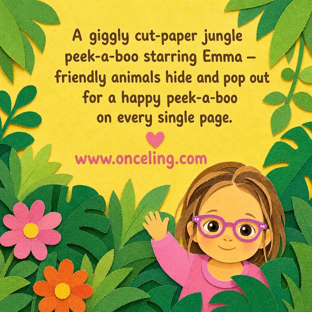 Exemplo de contracapa de “Peek-a-Boo Jungle”