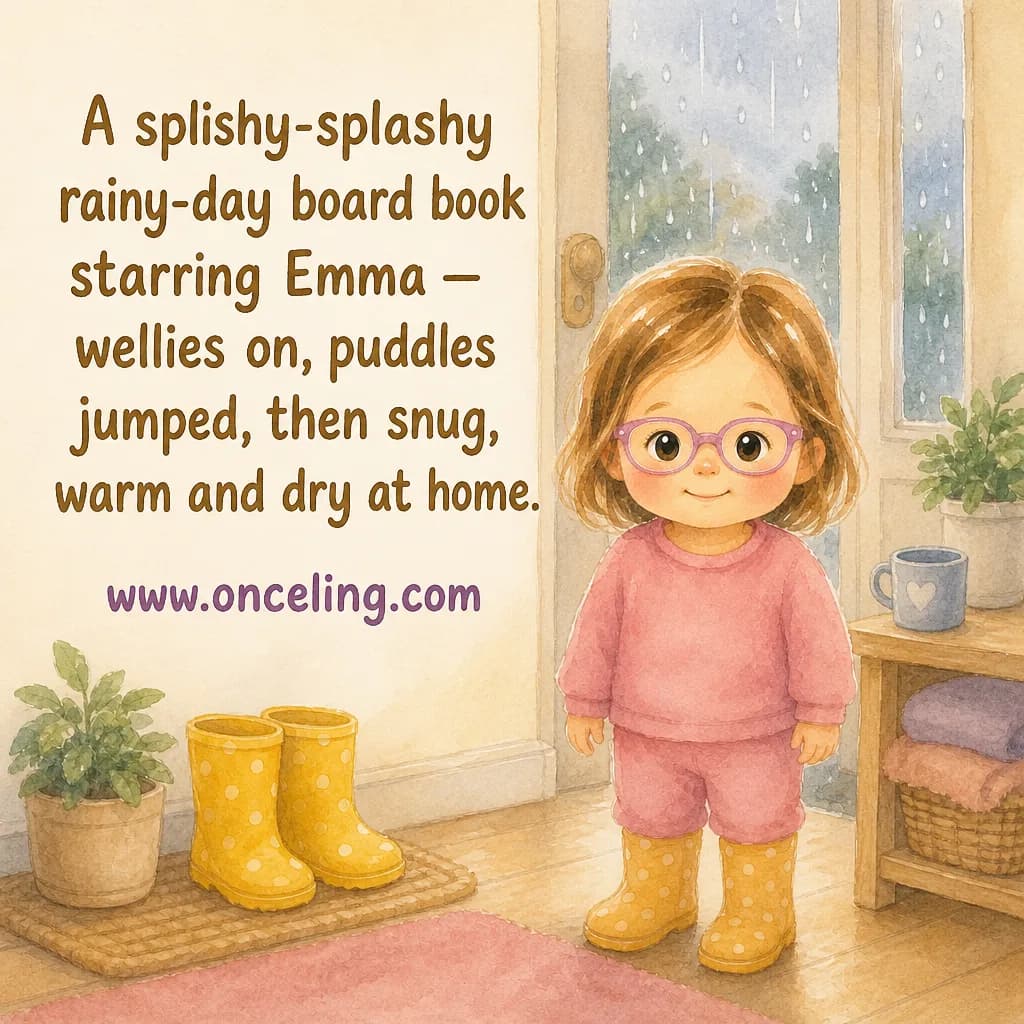 Przykładowa tylna okładka „Rainy-Day Puddles”