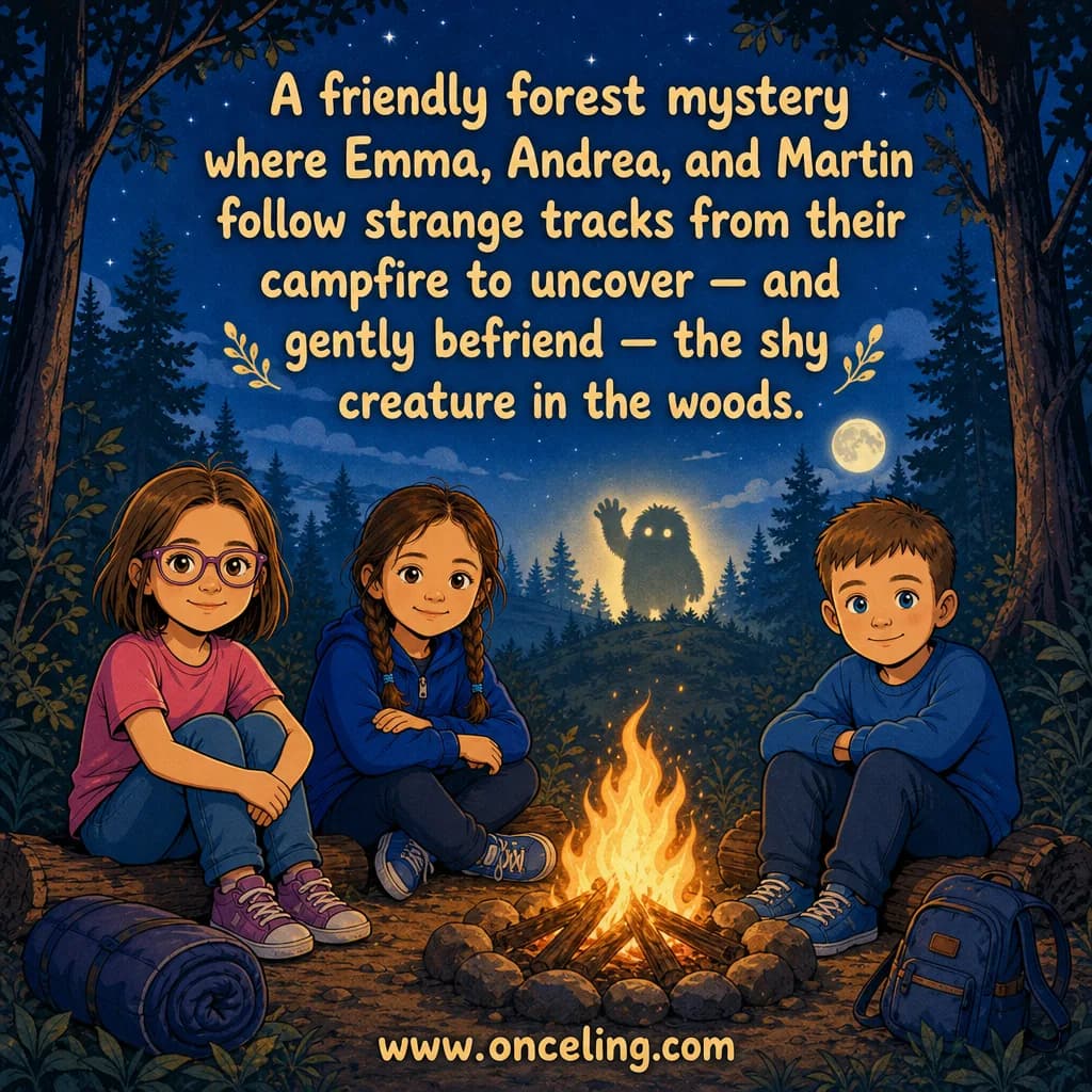 Exemplo de contracapa de “The Campfire Cryptid Club”