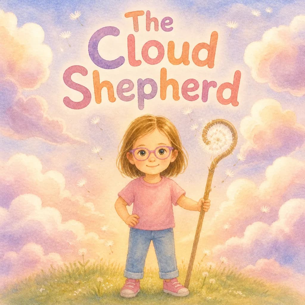 Przykładowa okładka „The Cloud Shepherd”