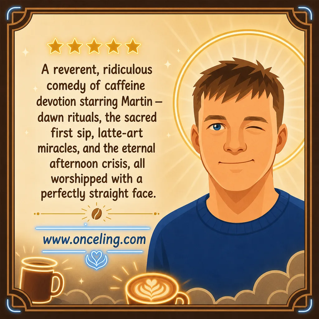 Esempio di copertina posteriore di "The Cult of Coffee (An Illustrated Devotion)"