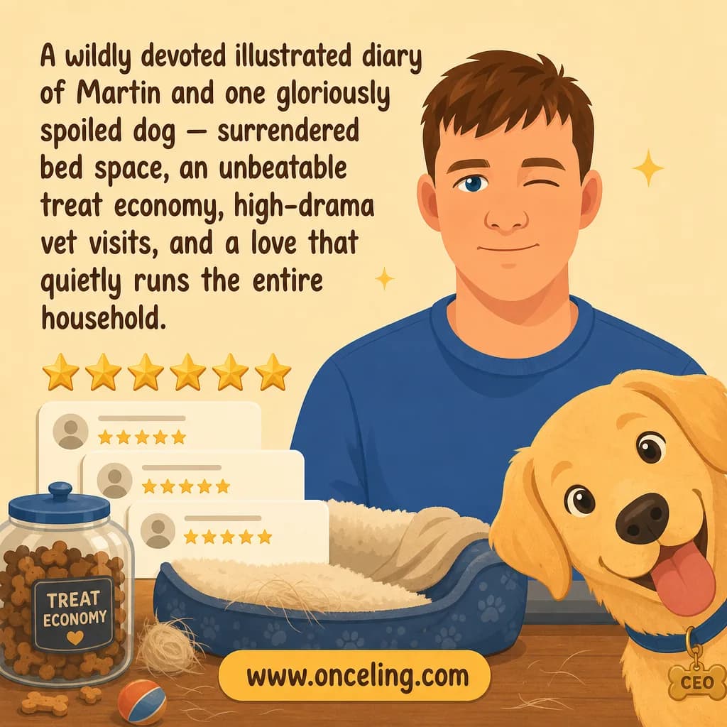 Esempio di copertina posteriore di "The Dog Parent Diaries (Illustrated)"