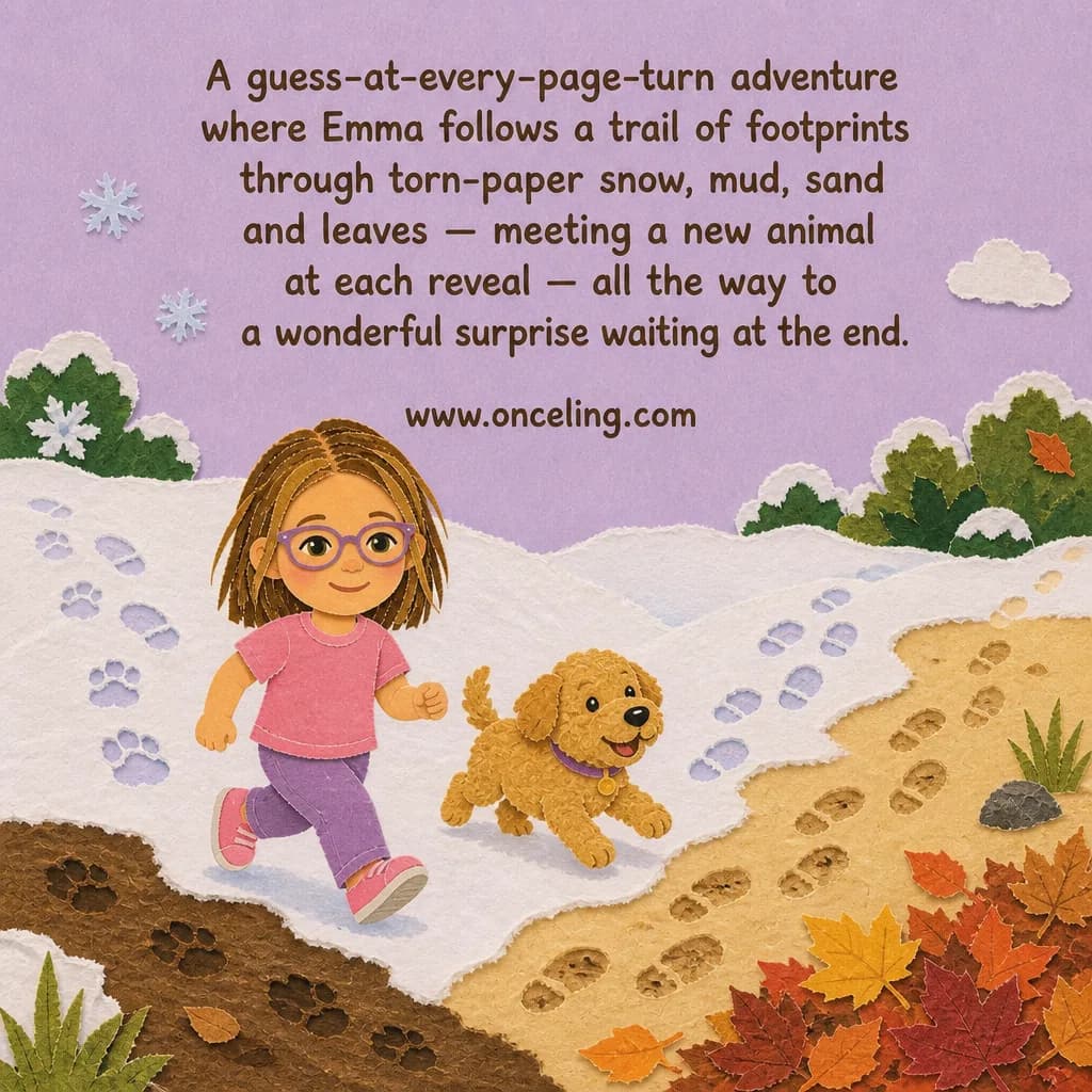 Esempio di copertina posteriore di "The Footprint Trail"