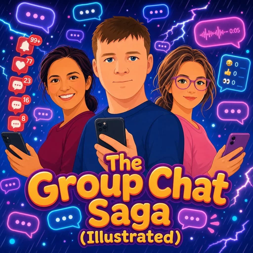The Group Chat Saga (Illustrated)