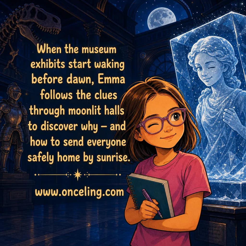 Esempio di copertina posteriore di "The Museum After Dark"