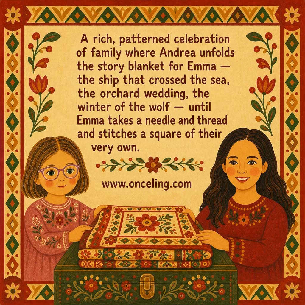 Example back cover of “The Pattern Blanket”