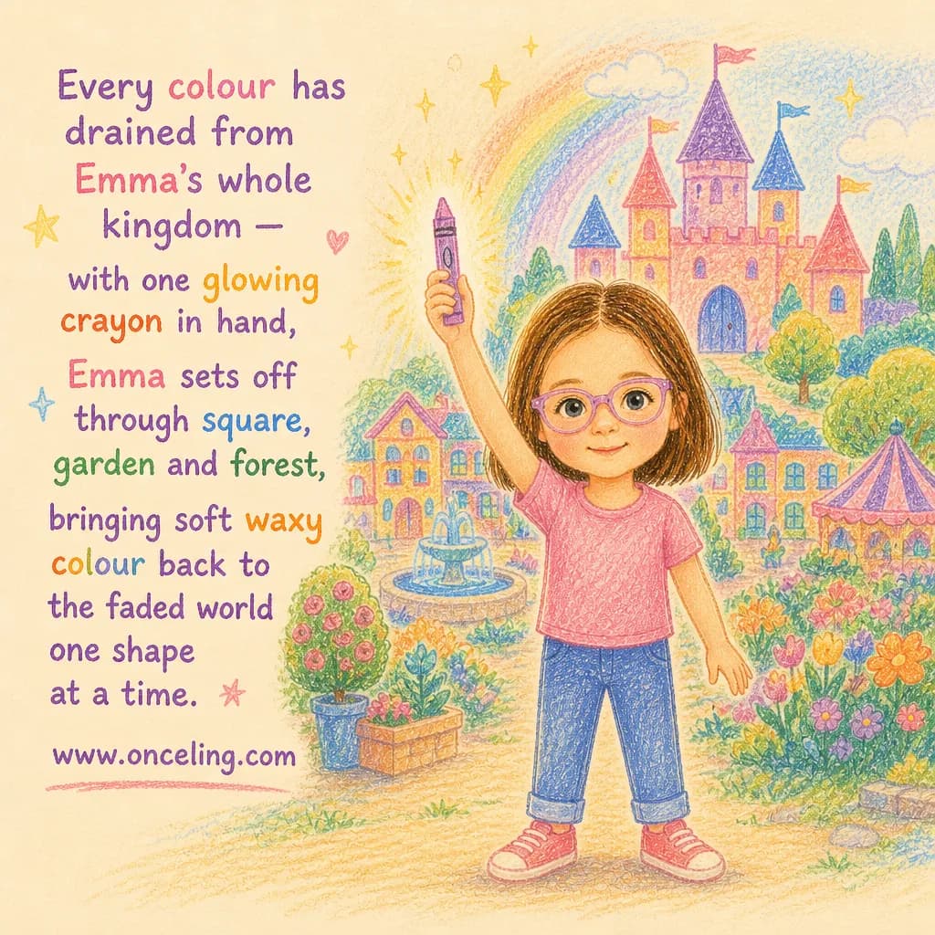 Example back cover of “The Uncoloured Kingdom”