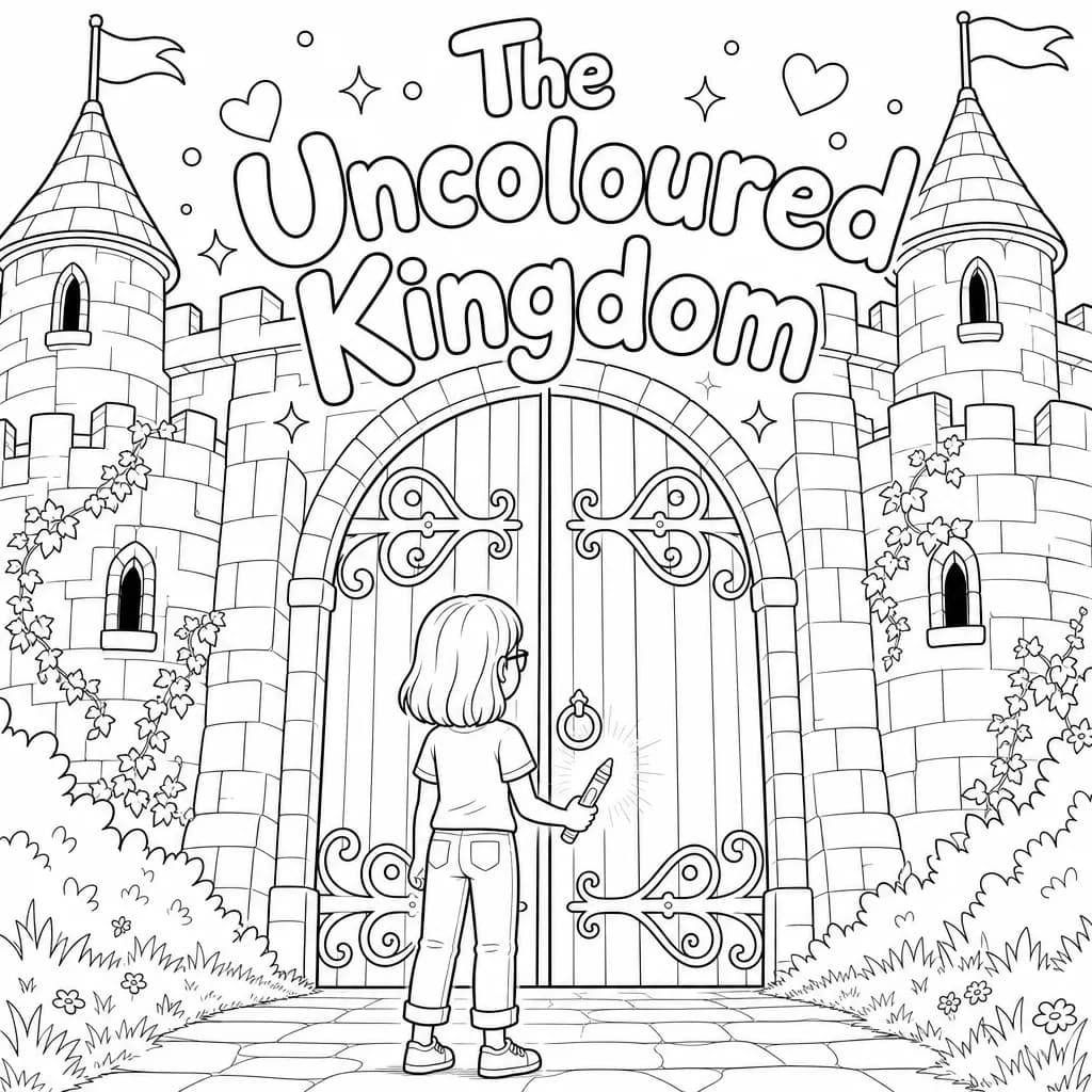 Portada de ejemplo de «The Uncoloured Kingdom»