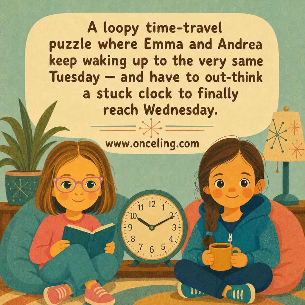 Przykładowa tylna okładka „Time Twisters: Tuesday”