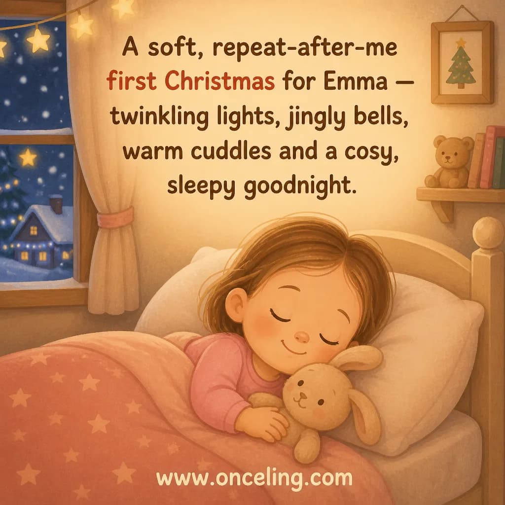 Esempio di copertina posteriore di "Twinkle, Little Christmas"