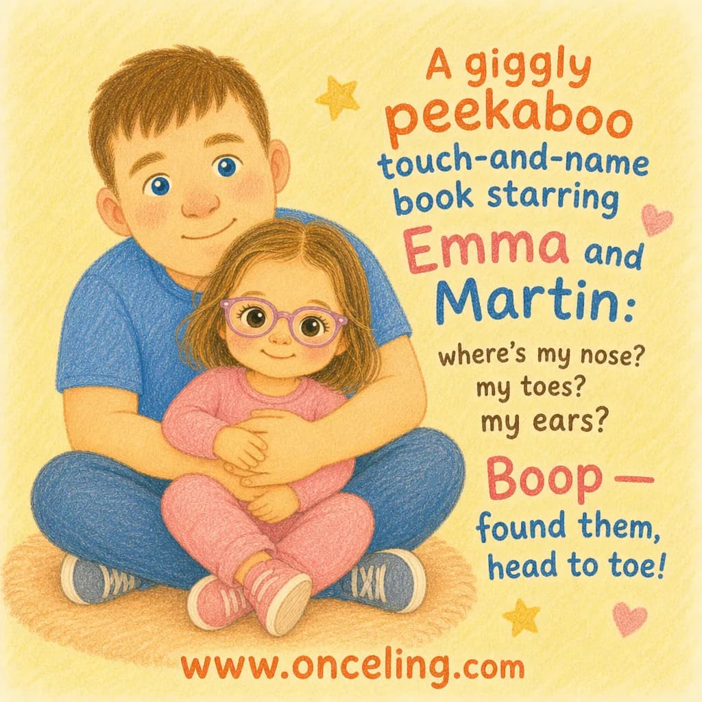 Esempio di copertina posteriore di "Where's My Nose?"