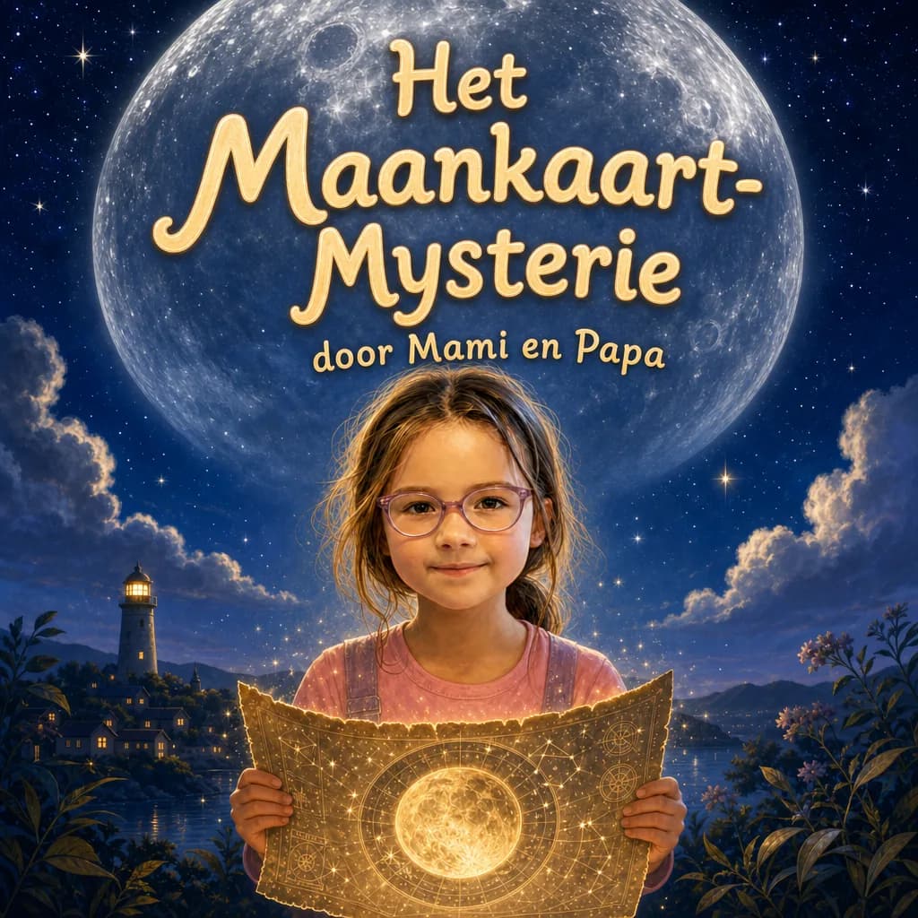 Omslagpagina van The Moon Map Mystery